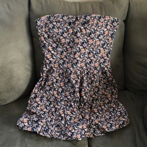 ✨BOGO FREE✨ Floral printed Strapless Dress